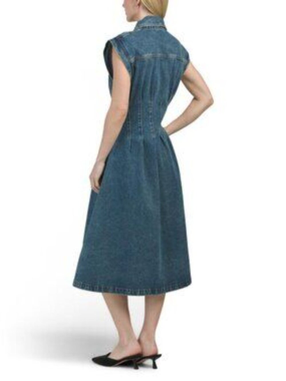 HOUSE OF HARLOW 1960 Edie Denim Dress - Picture 2 of 5